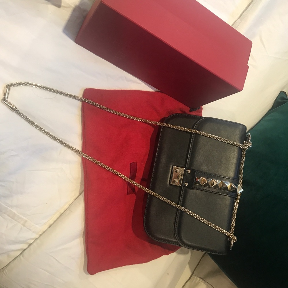 Valentino rockstud handbag purse crossbody - Picture 2 of 7